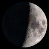 Imagen de la luna iluminada al 23 %