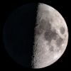 Imagen de la luna iluminada al 26 %