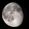Imagen de la luna iluminada al 63 %