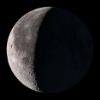 Imagen de la luna iluminada al 81 %