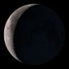 Imagen de la luna iluminada al 87 %