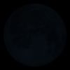 Imagen de la luna iluminada 1 %