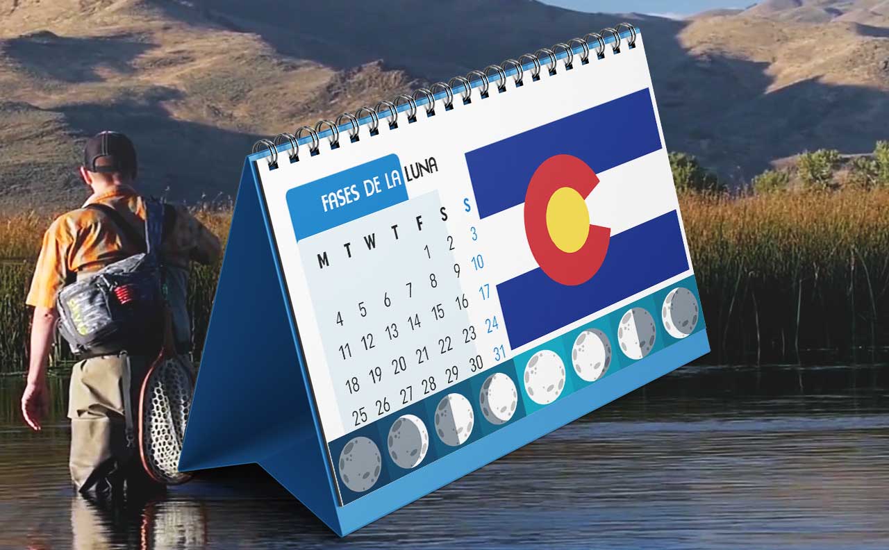 Tabla solunar para la pesca en Colorado