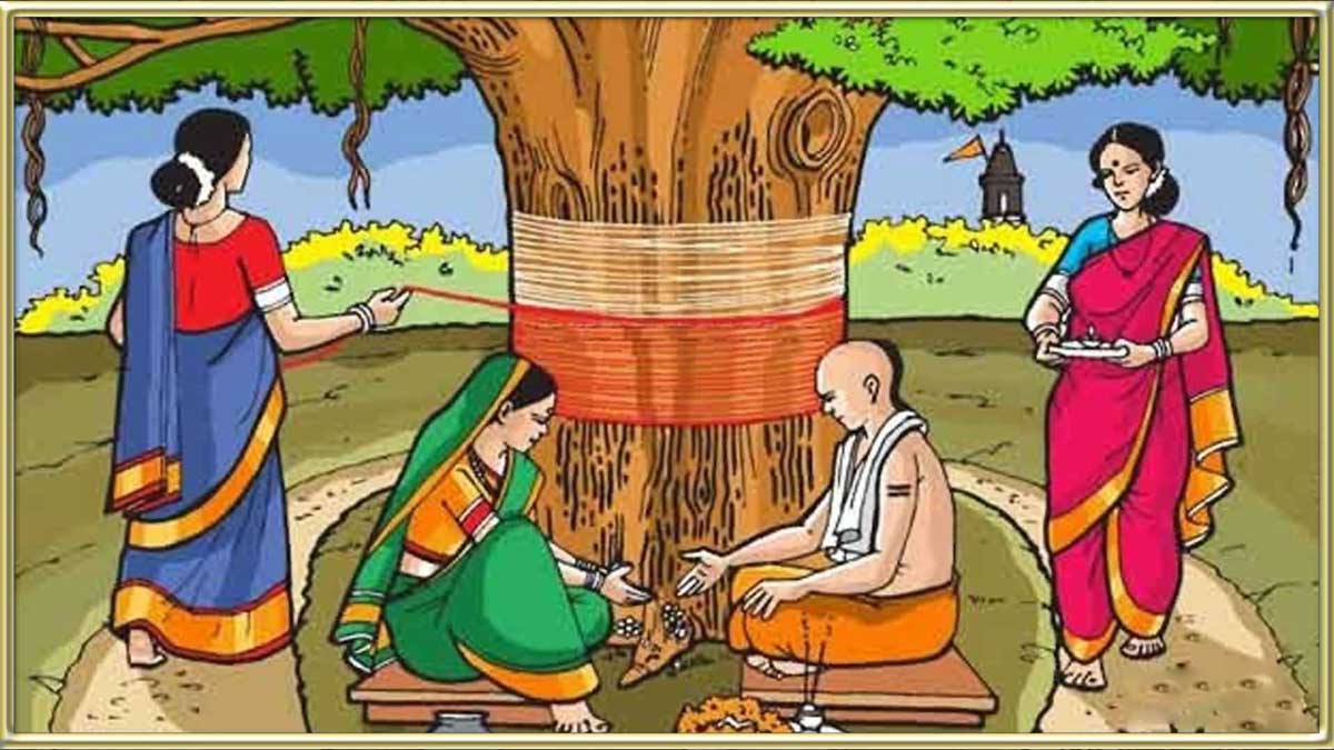En el Vat Purmina Una mujer casada marca su amor por su esposo atando un hilo ceremonial alrededor de un árbol de higuera.Ah 