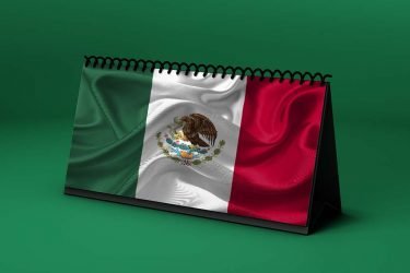 Calendario Lunar bandera-de-mexico