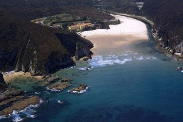 Vista general de Playa de la Franca